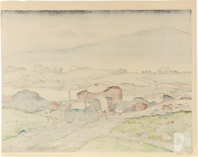 Hashiguchi Goyo (1880-1921) | Yaba Gorge (Yabakei) | Taisho period, early 20th century - 图2